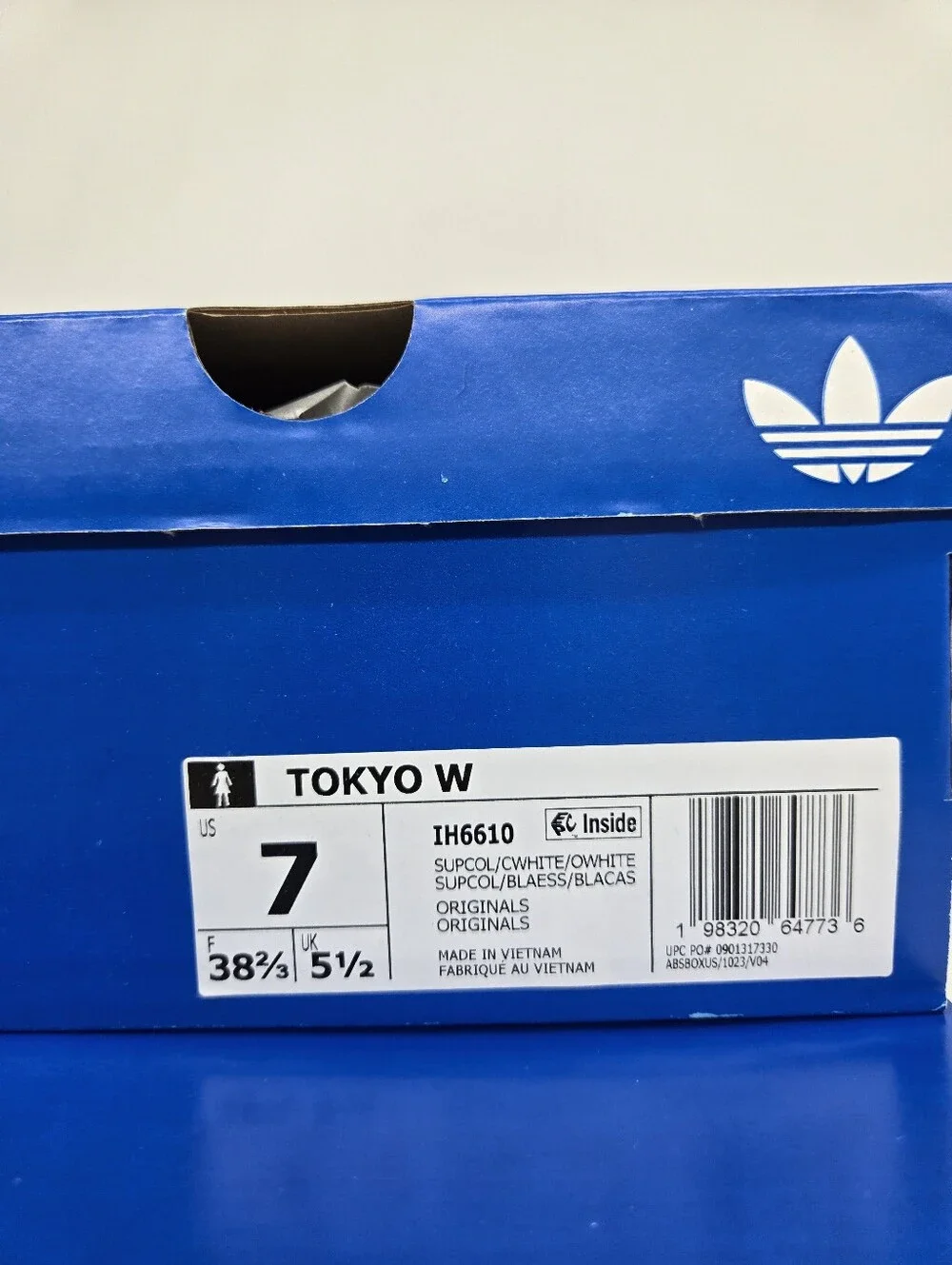 adidas Women's Tokyo IH6610 Metallic Purple Off White Shoes Size 7